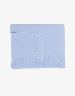 Merino Wool Scarf - Polar Blue