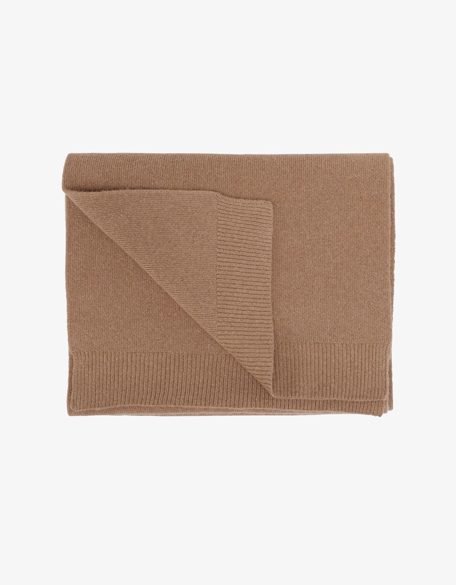 Merino Wool Scarf - Sahara Camel