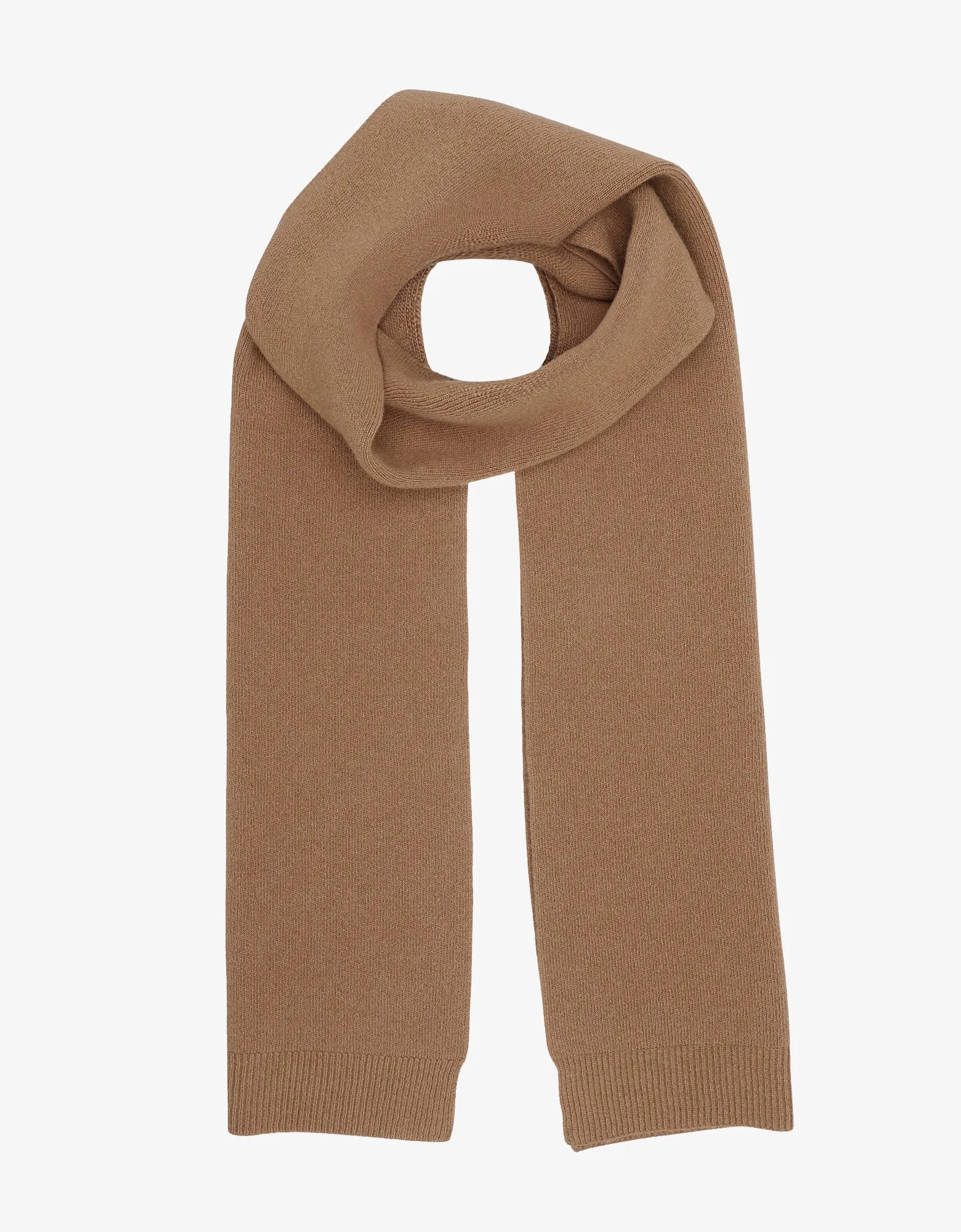 Merino Wool Scarf - Sahara Camel