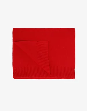 Merino Wool Scarf - Scarlet Red