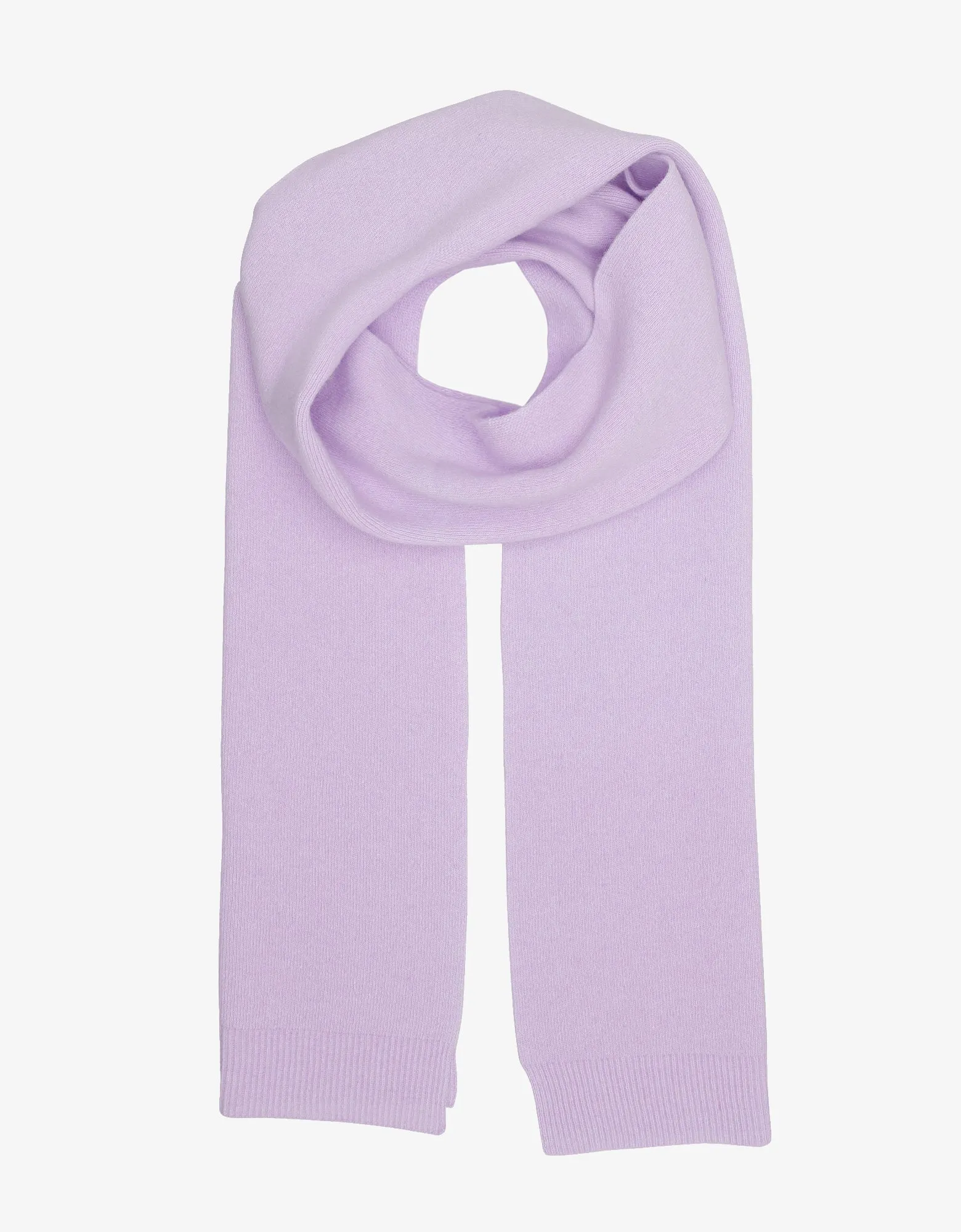 Merino Wool Scarf - Soft Lavender