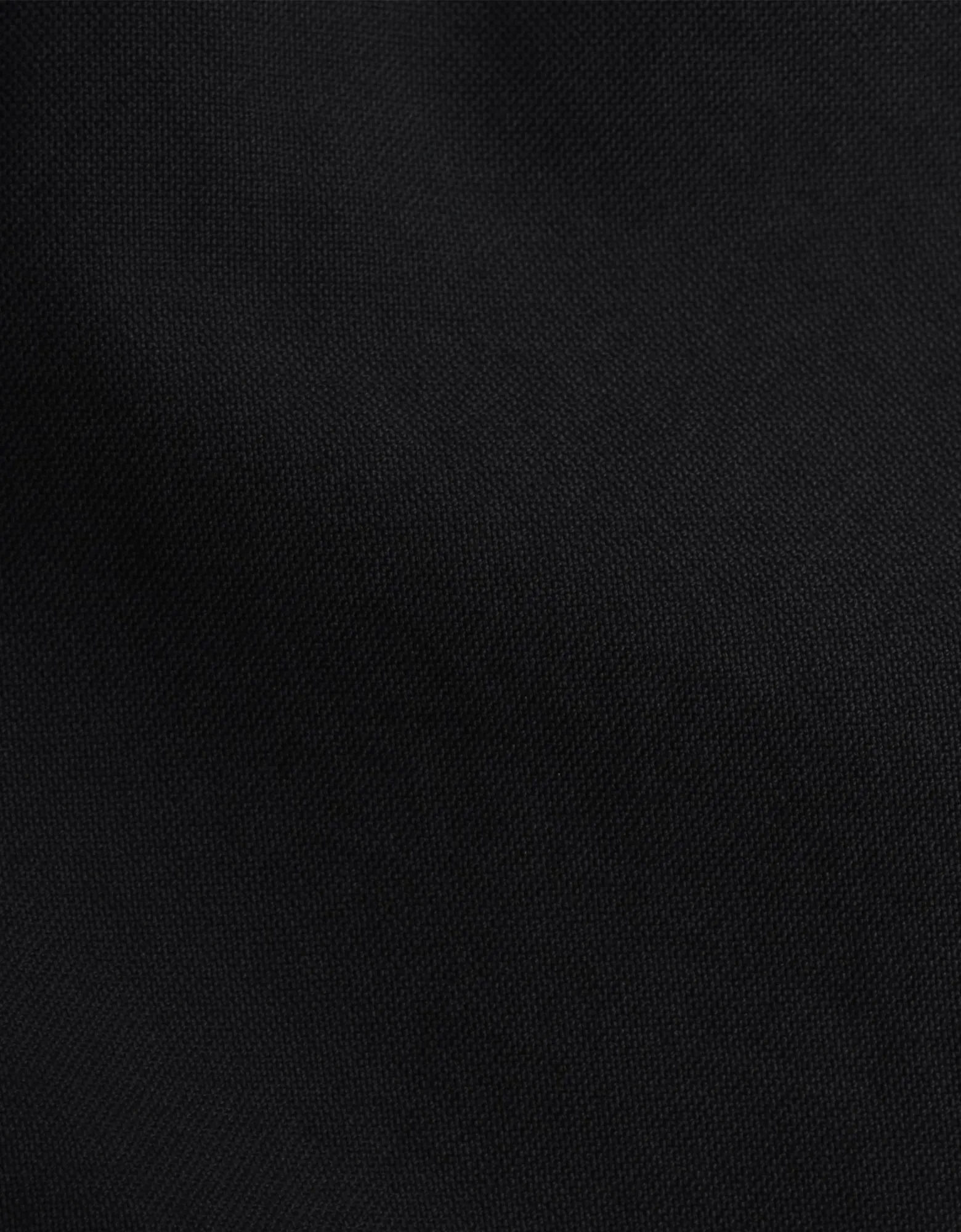 Organic Button Down Shirt - Deep Black