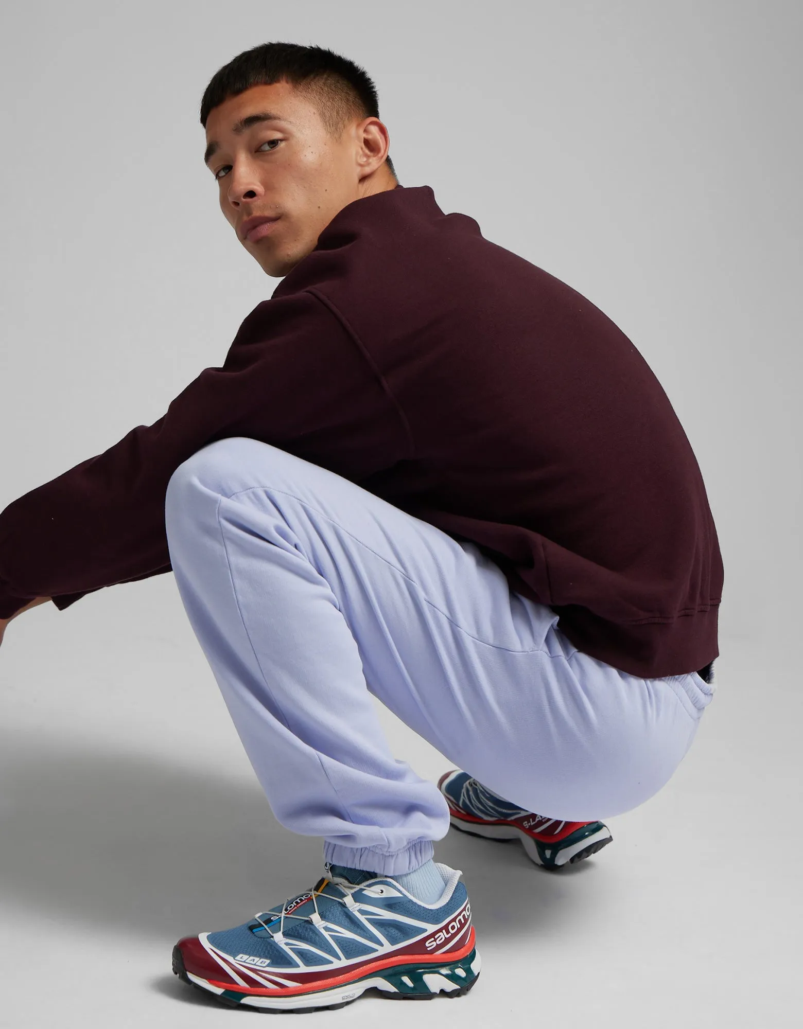 Organic Oversized Crew - Dusty Olive