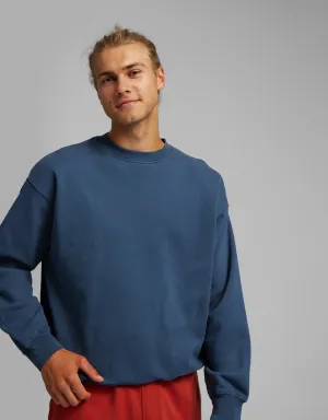Organic Oversized Crew - Optical White