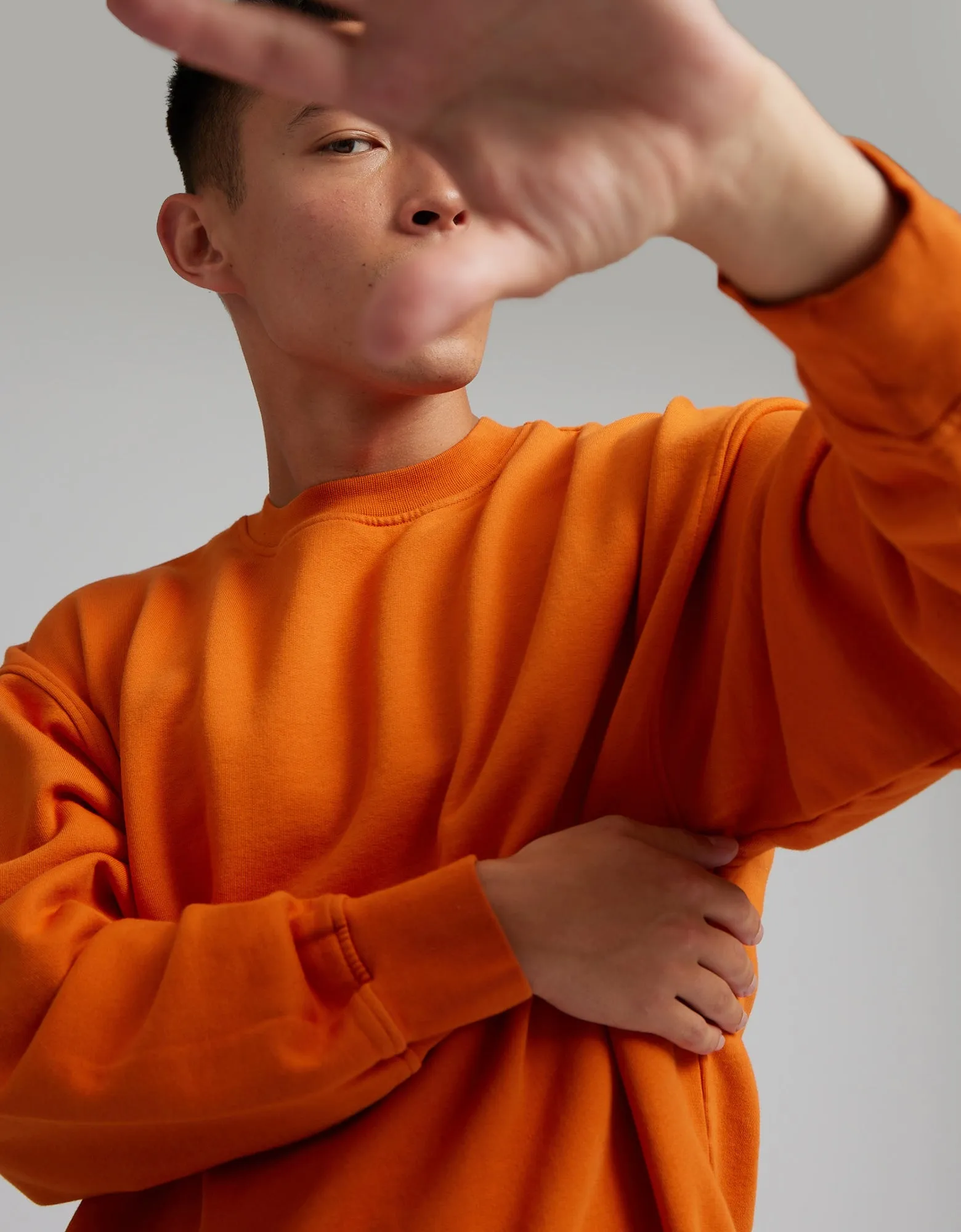 Organic Oversized Crew - Royal Blue