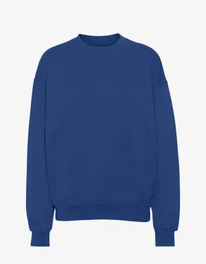 Organic Oversized Crew - Royal Blue