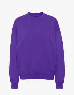 Organic Oversized Crew - Ultra Violet