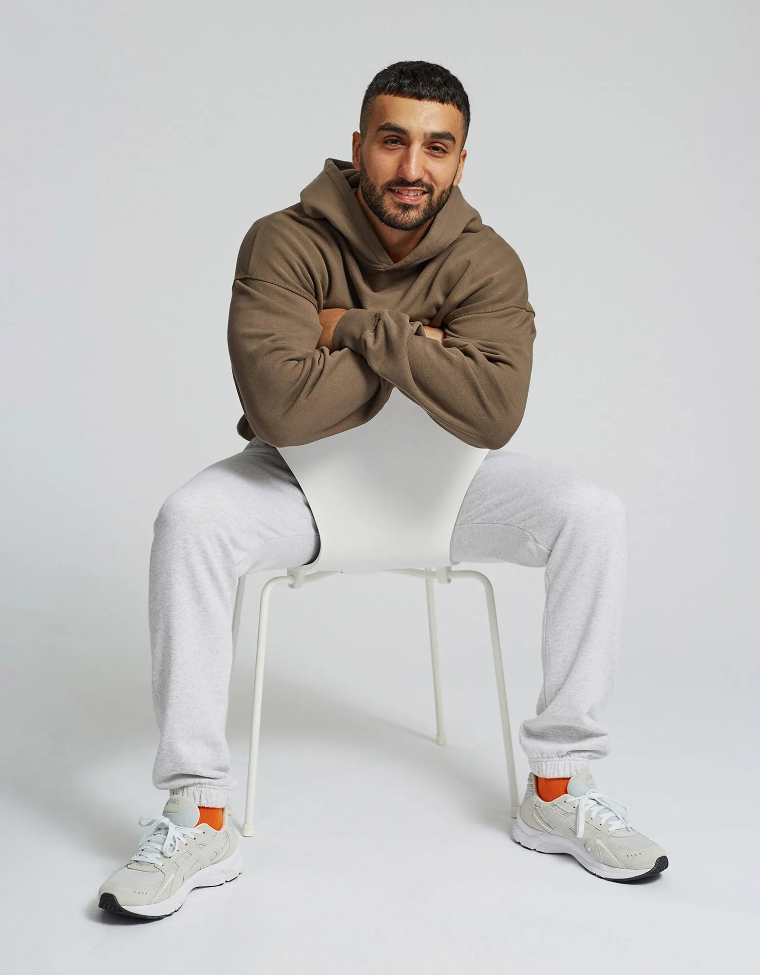 Organic Oversized Hood - Faded Black