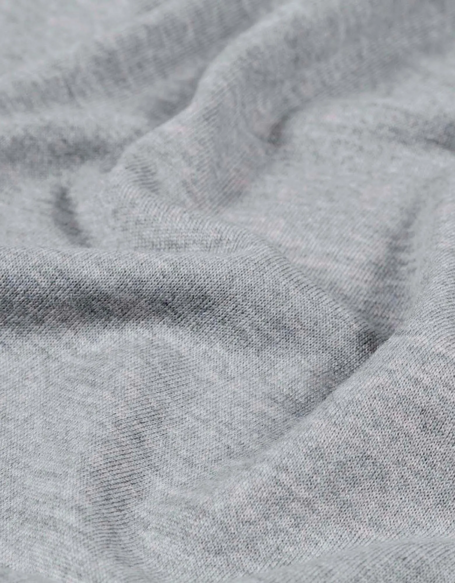 Organic Oversized Hood - Heather Grey