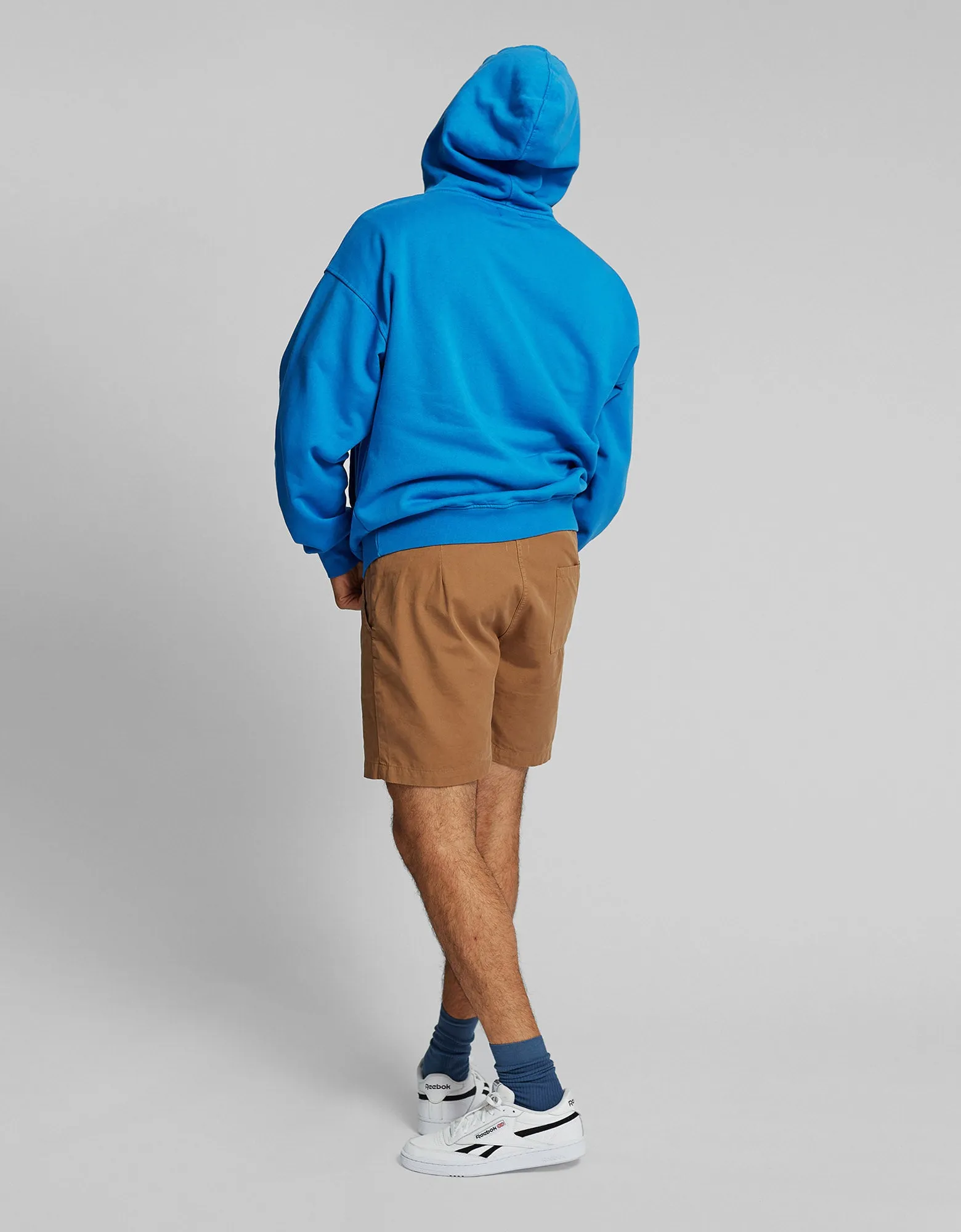 Organic Oversized Hood - Heather Grey