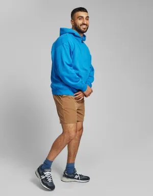 Organic Oversized Hood - Heather Grey