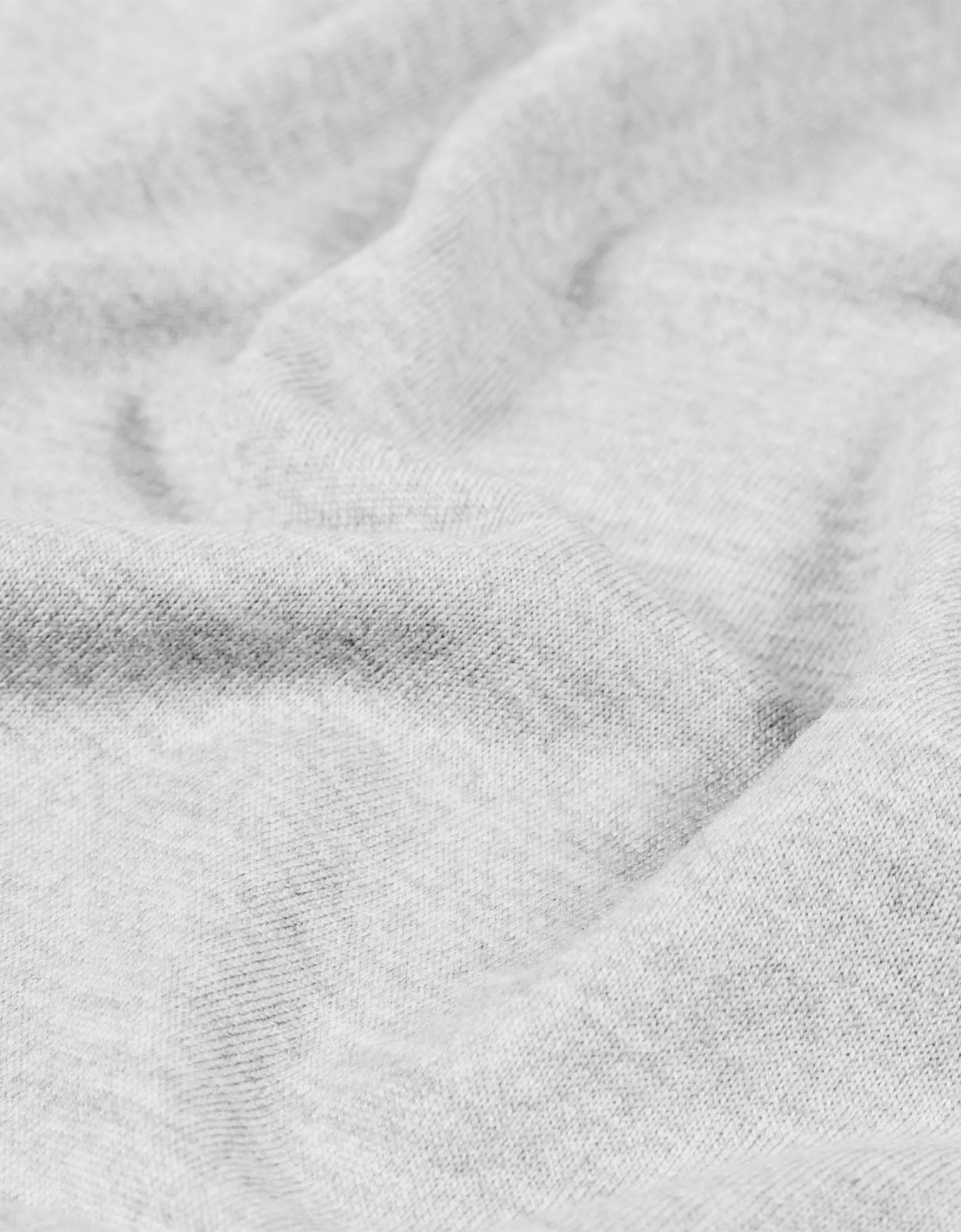 Organic Oversized Hood - Snow Melange