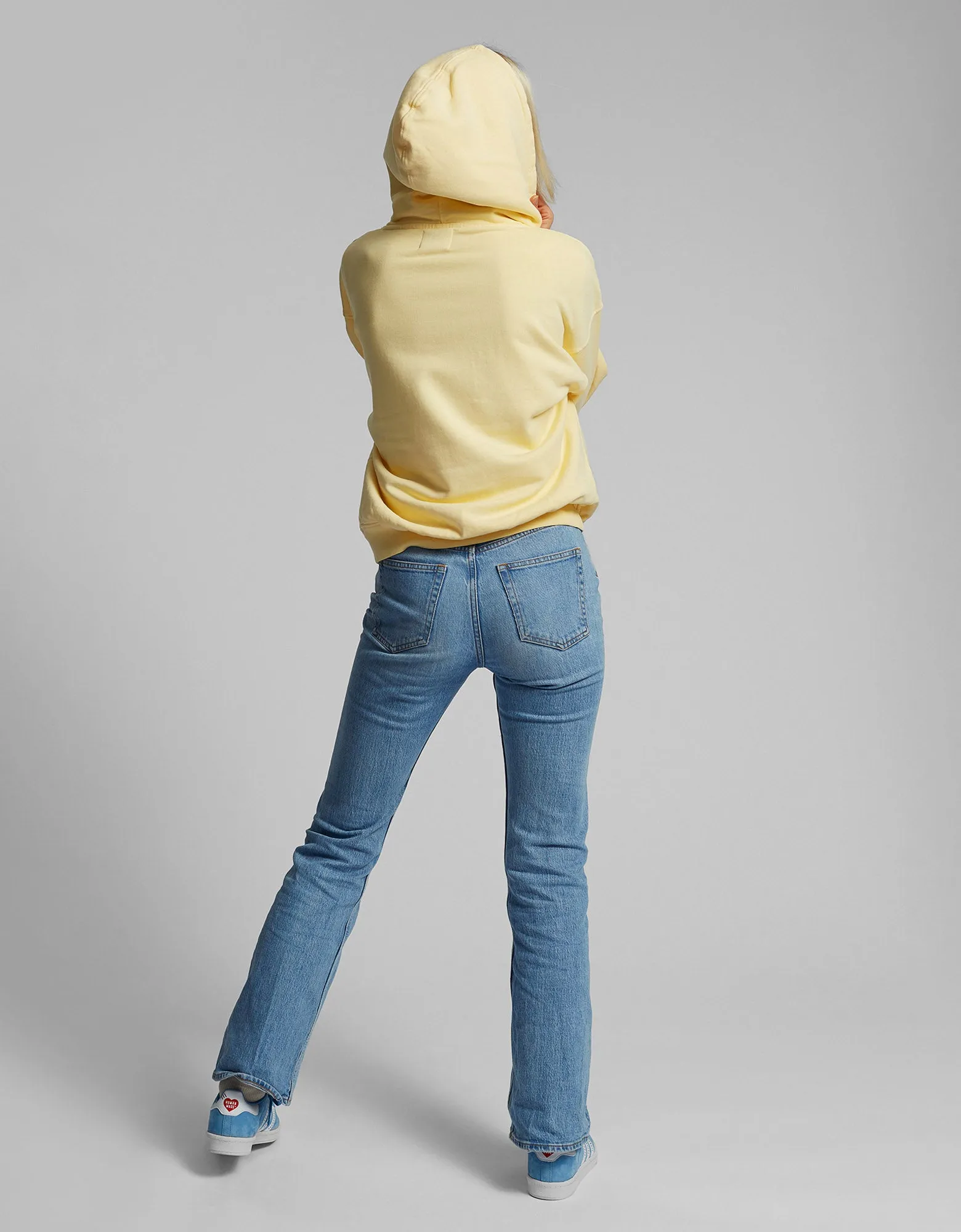 Organic Oversized Hood - Snow Melange