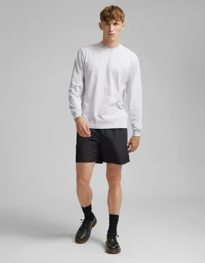 Oversized Organic LS T-shirt - Heather Grey