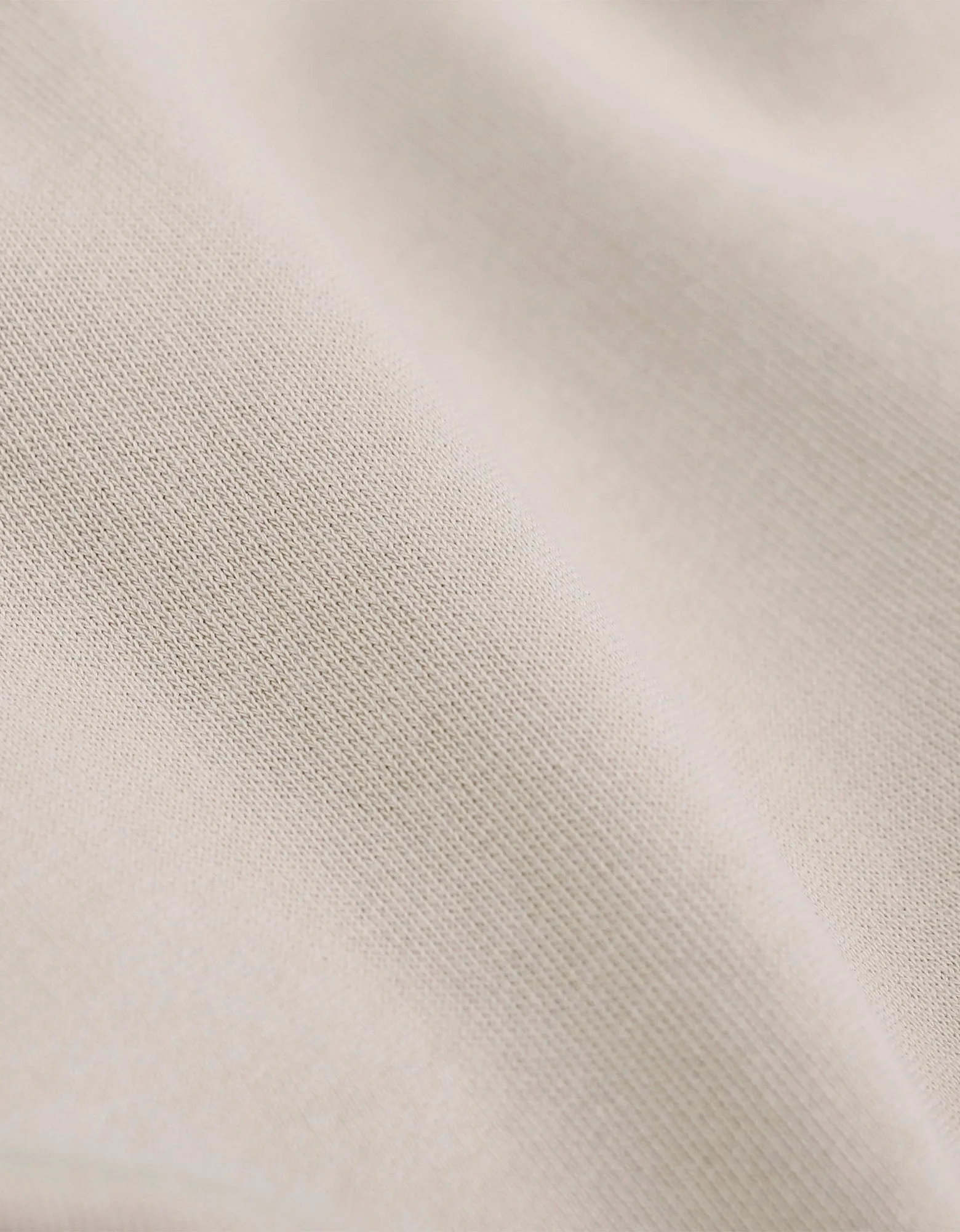Oversized Organic LS T-shirt - Ivory White