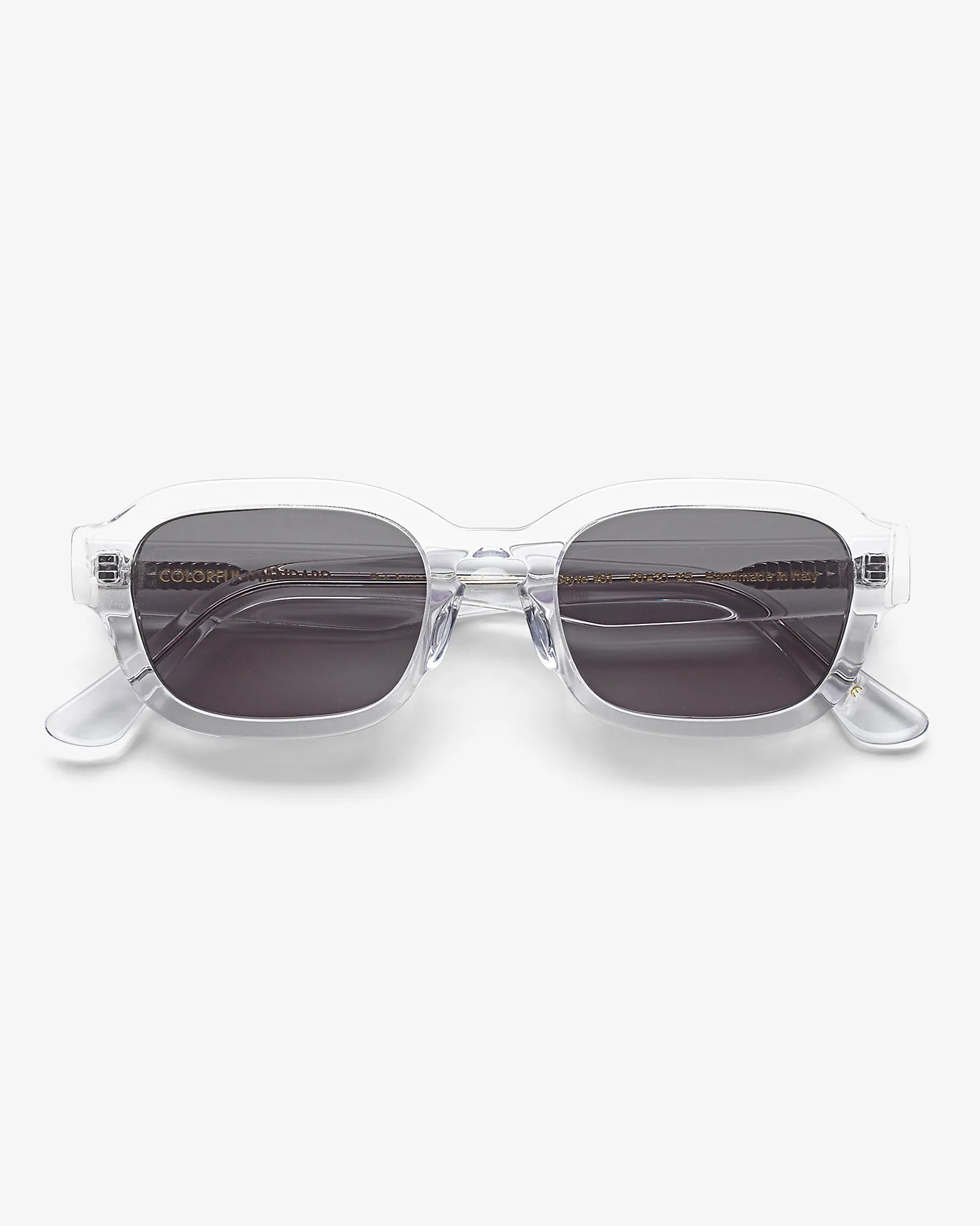 Sunglass 01 - Crystal Clear - Black
