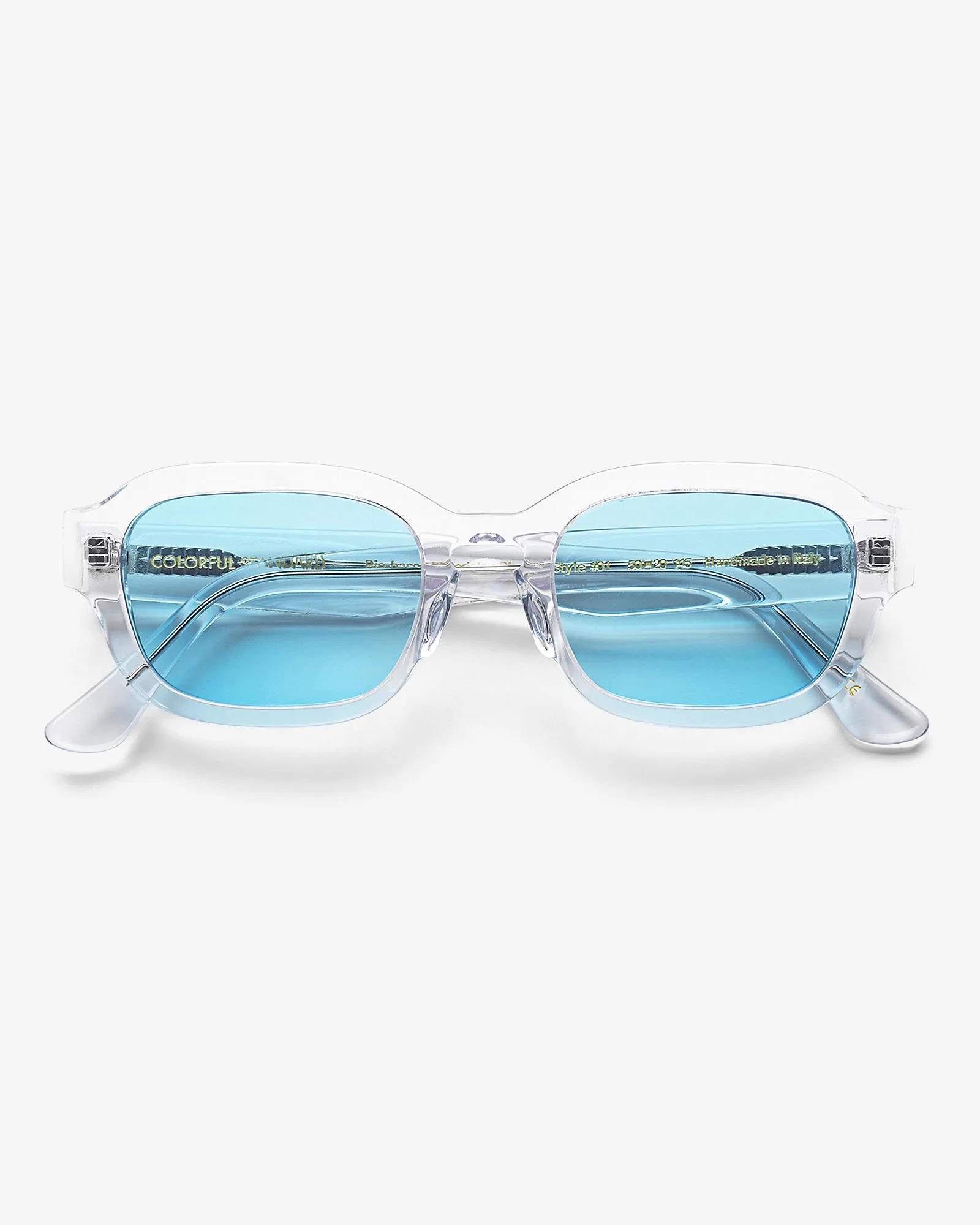 Sunglass 01 - Crystal Clear - Blue