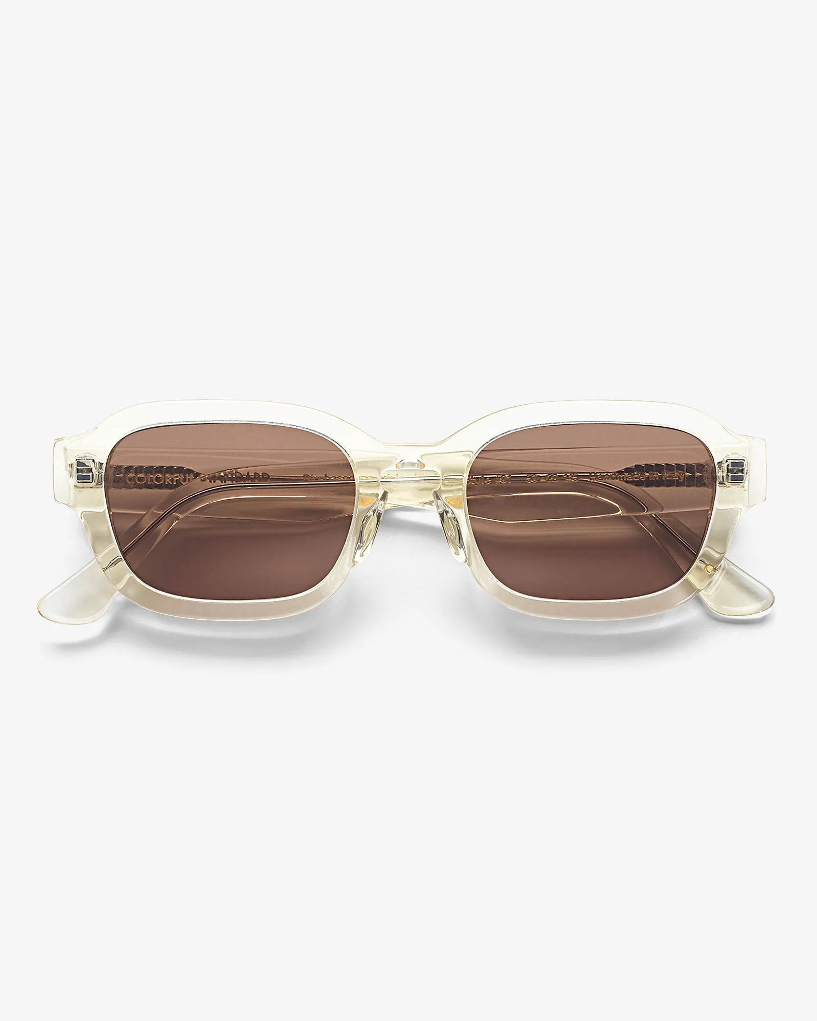 Sunglass 01 - Soft Yellow - Brown