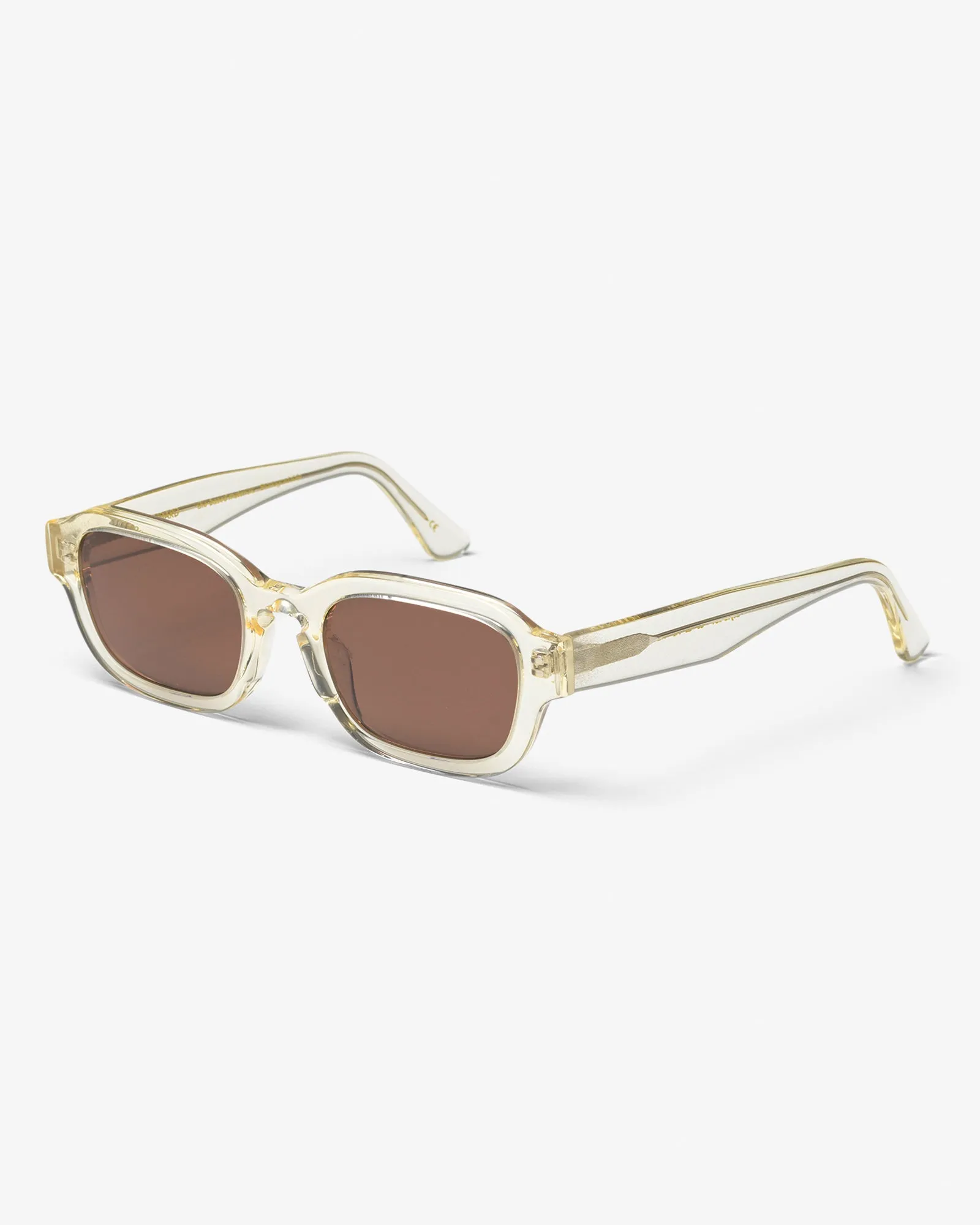 Sunglass 01 - Soft Yellow - Brown