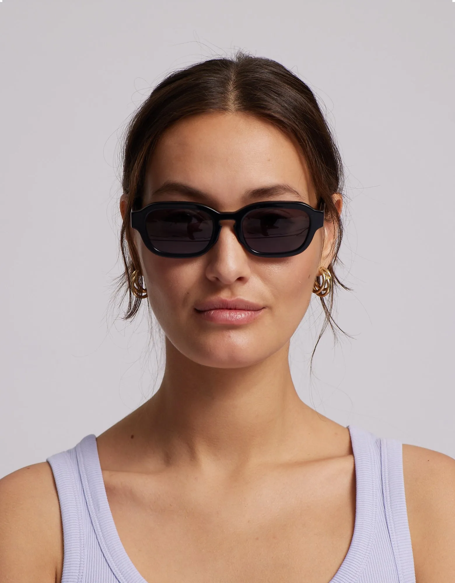 Sunglass 01 - Soft Yellow - Brown