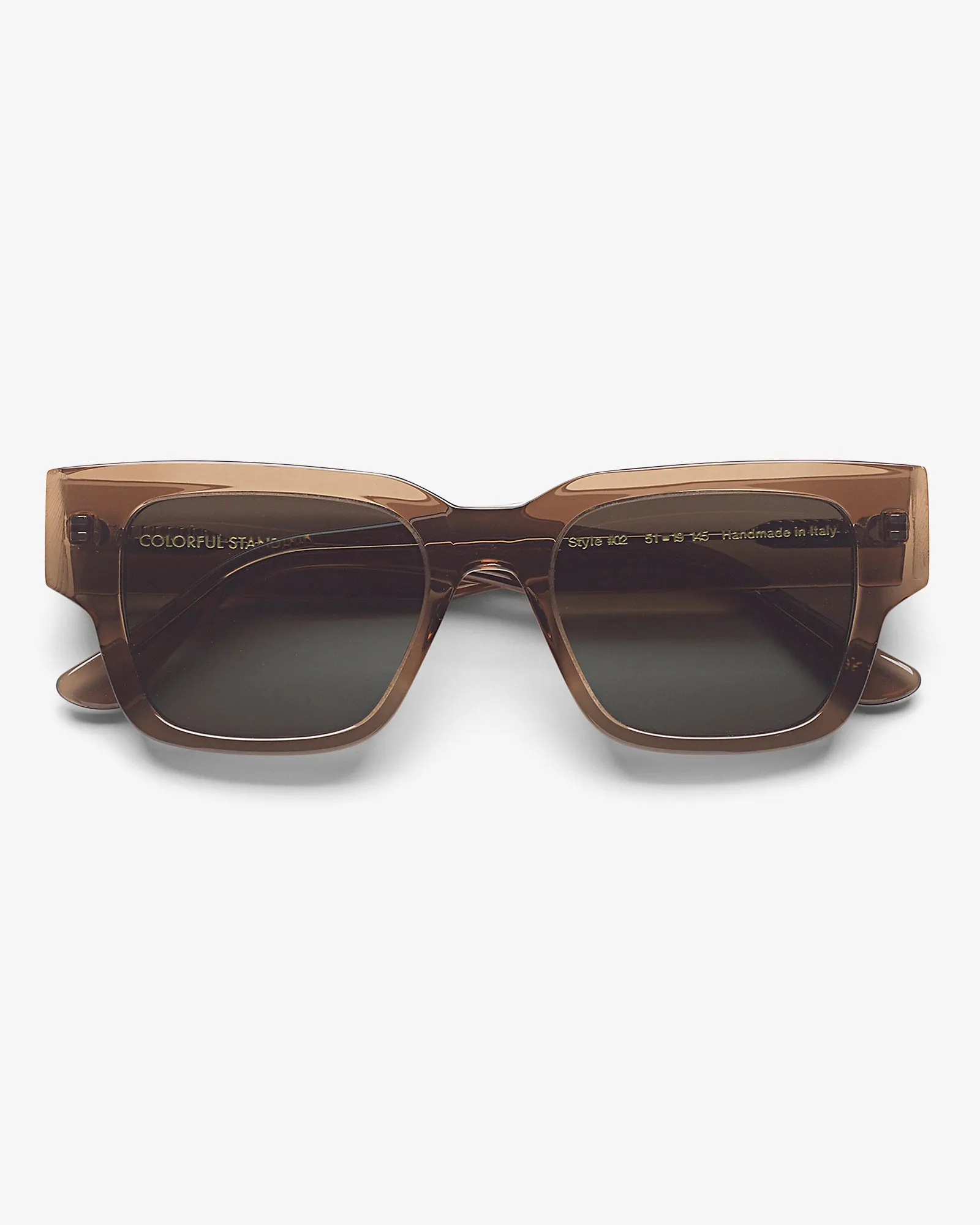Sunglass 02 - Coffee Brown - Green