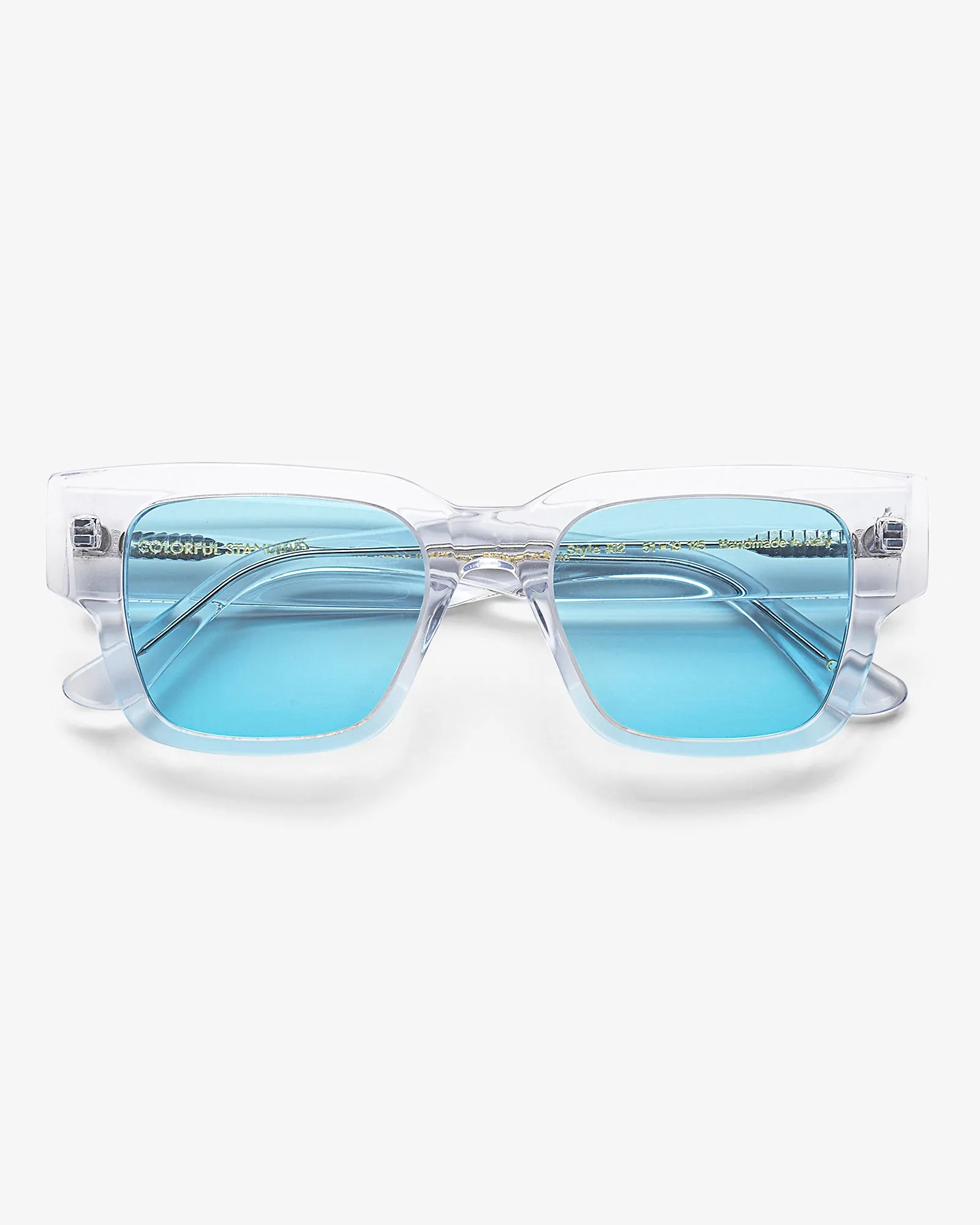 Sunglass 02 - Crystal Clear - Blue