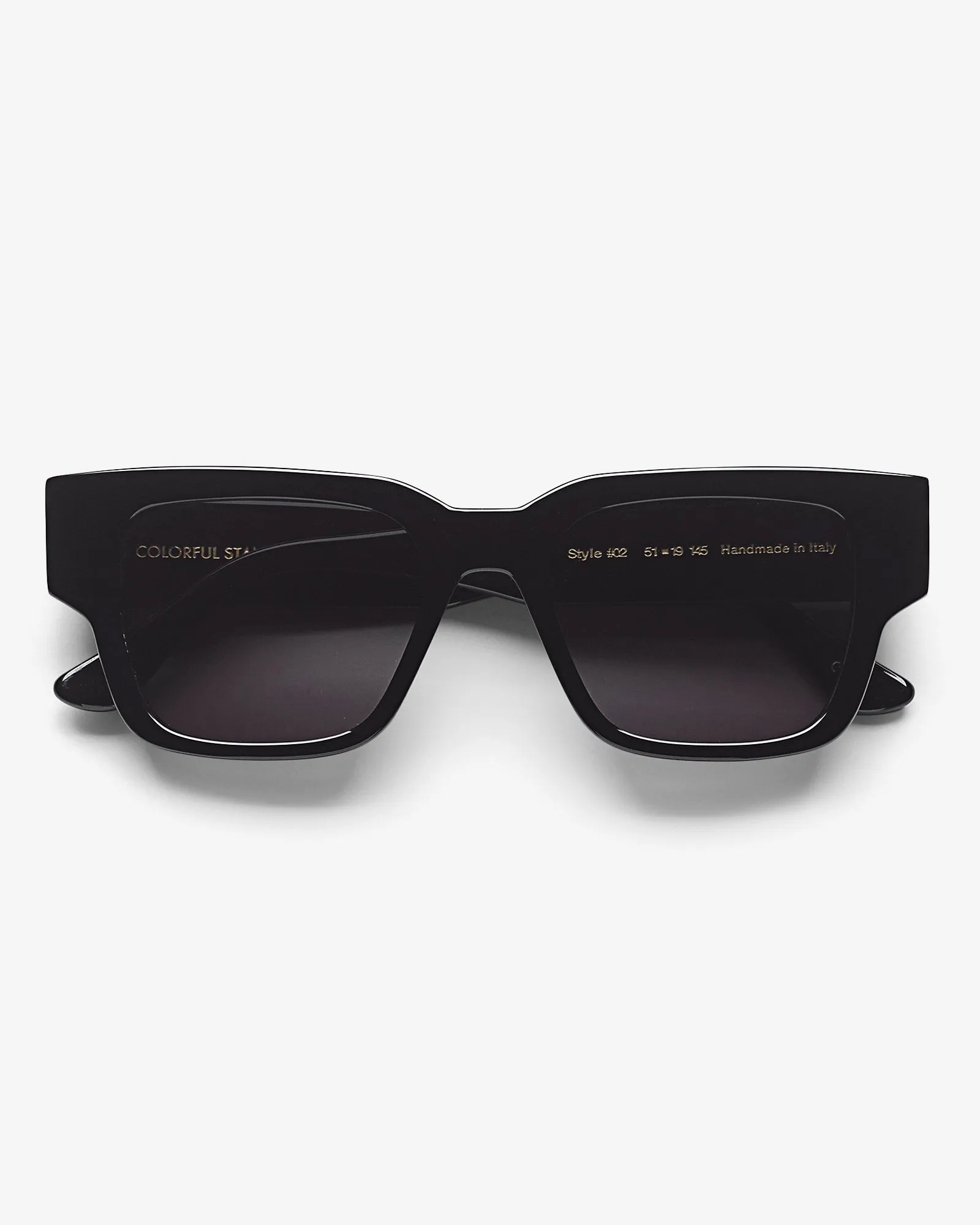 Sunglass 02 - Deep Black Solid - Black