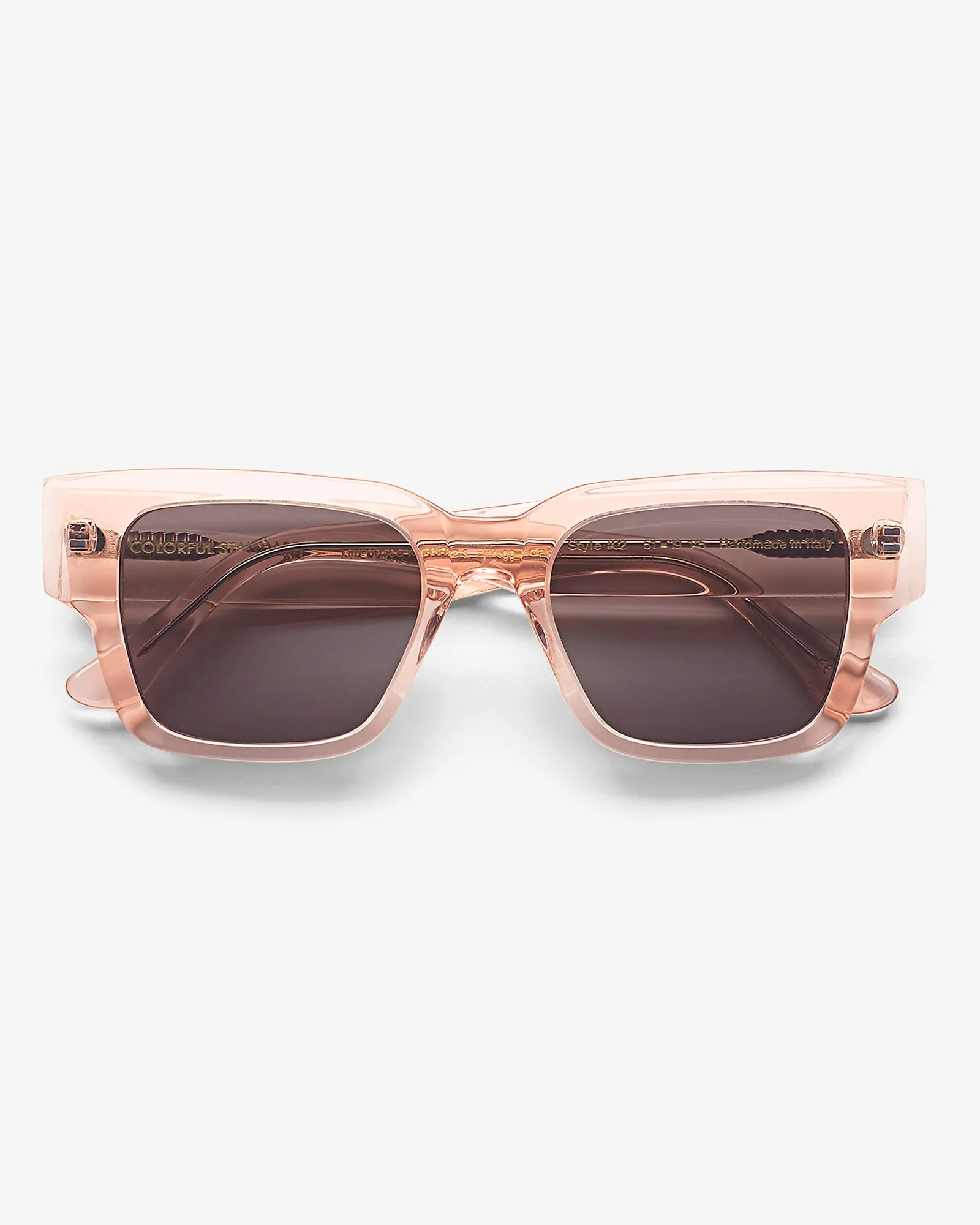 Sunglass 02 - Faded Pink - Black