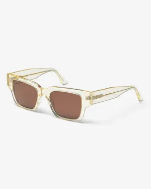Sunglass 02 - Soft Yellow - Brown