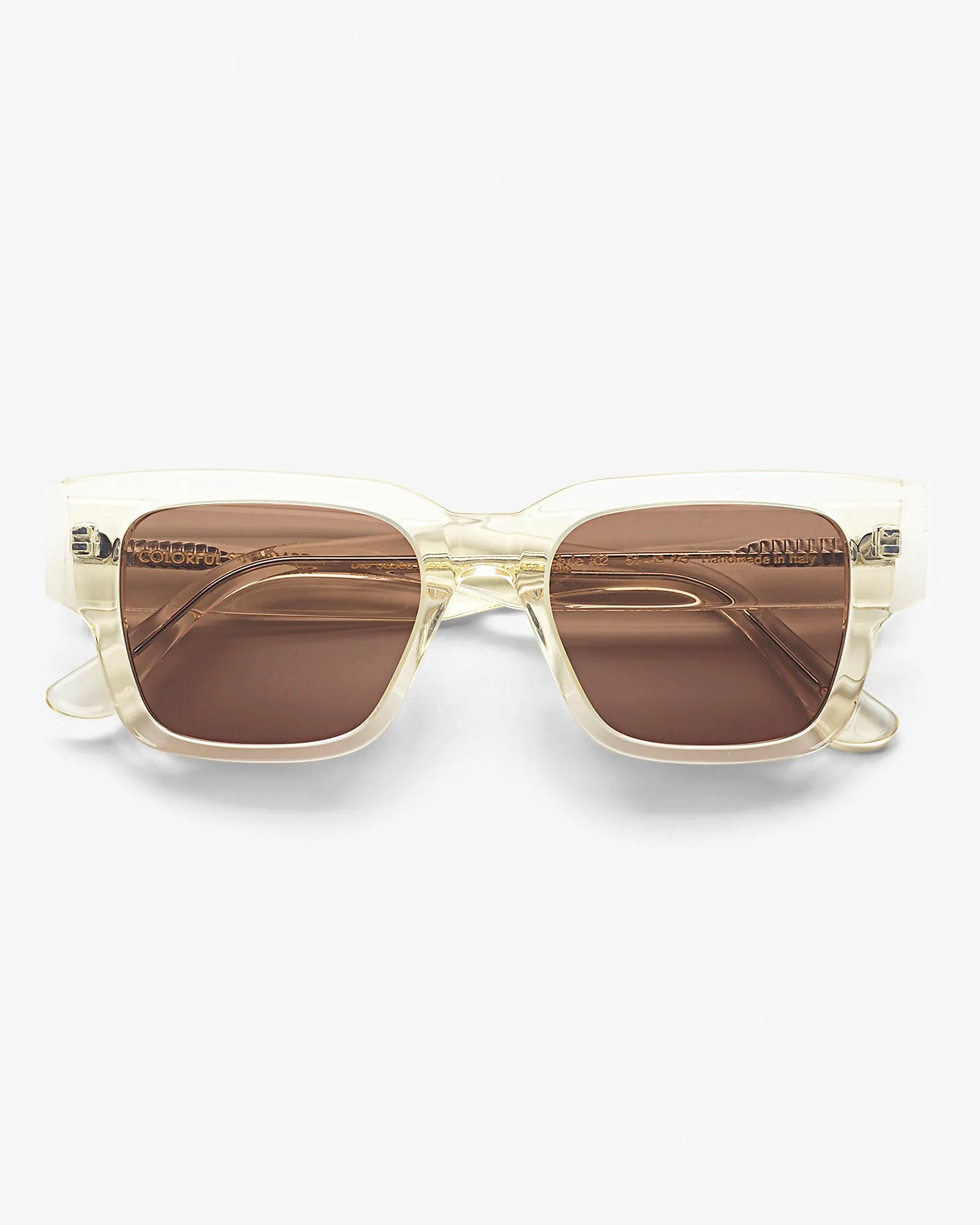Sunglass 02 - Soft Yellow - Brown