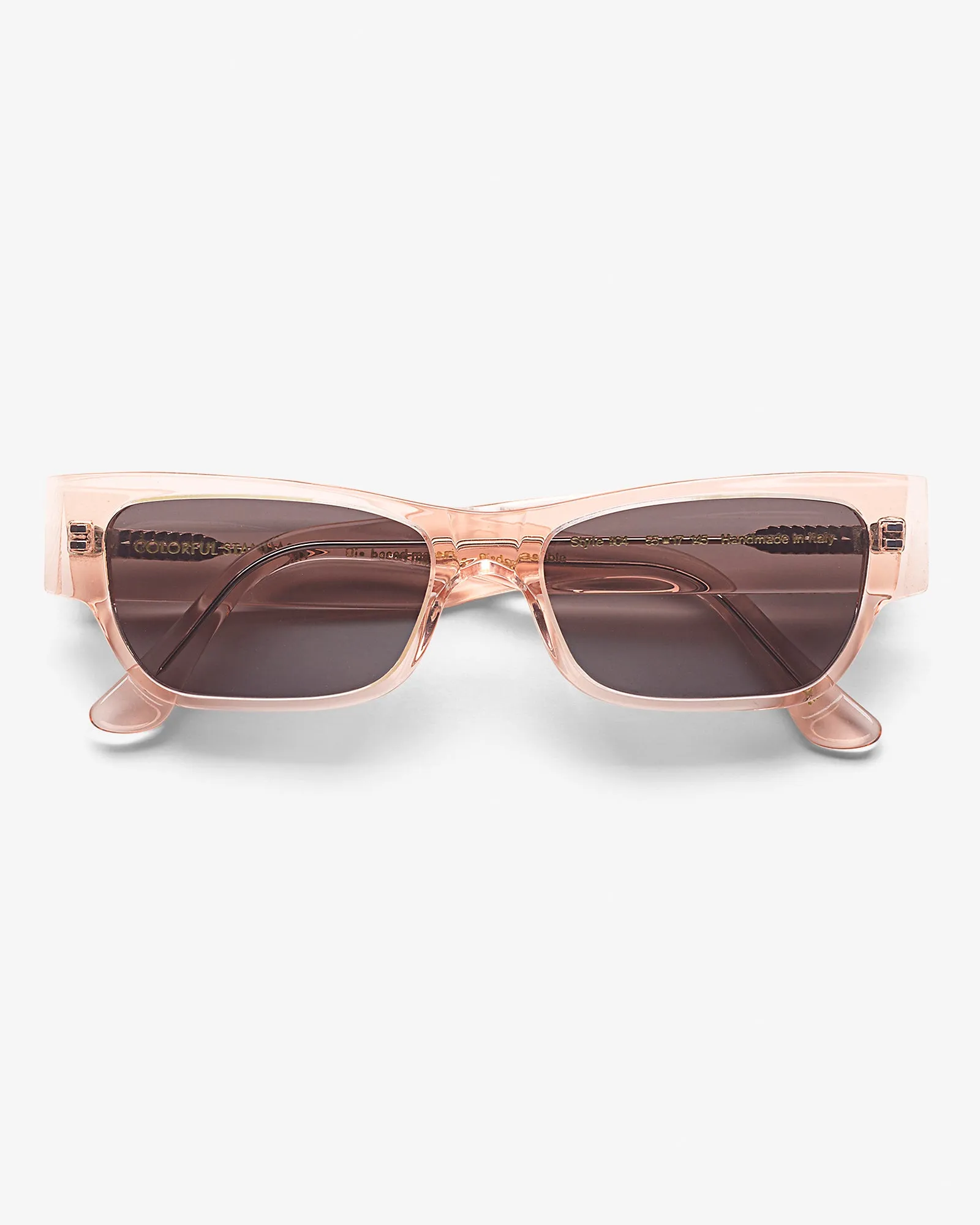 Sunglass 04 - Faded Pink - Black