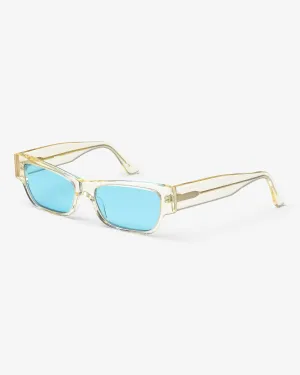 Sunglass 04 - Soft Yellow - Blue