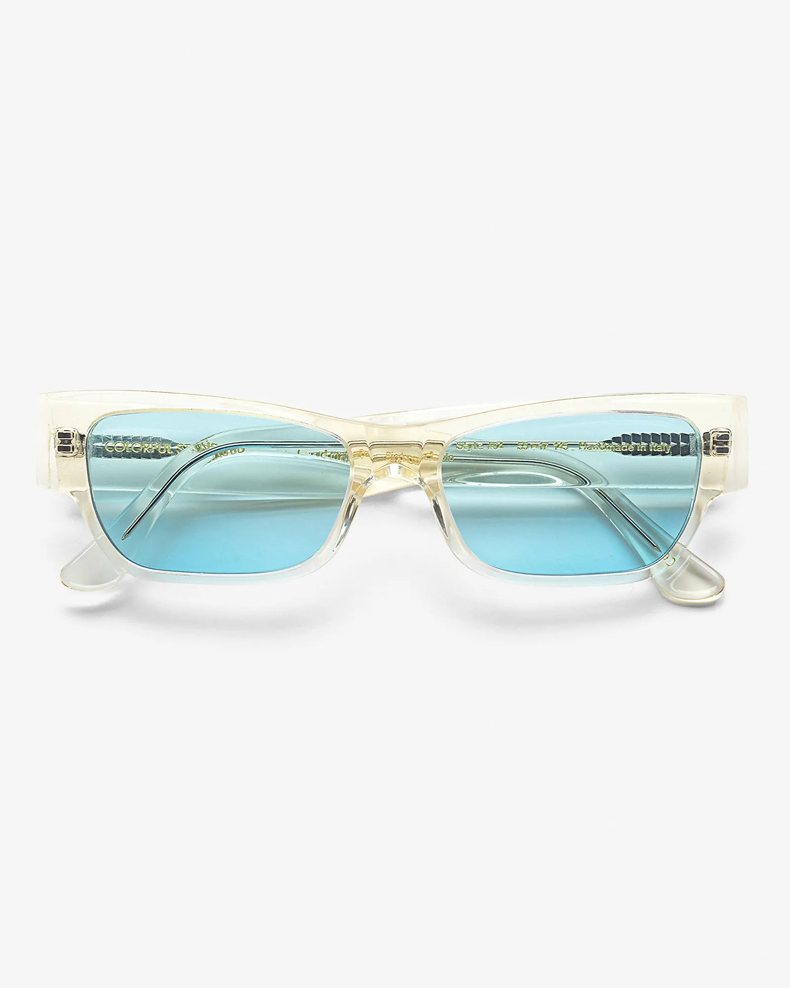 Sunglass 04 - Soft Yellow - Blue
