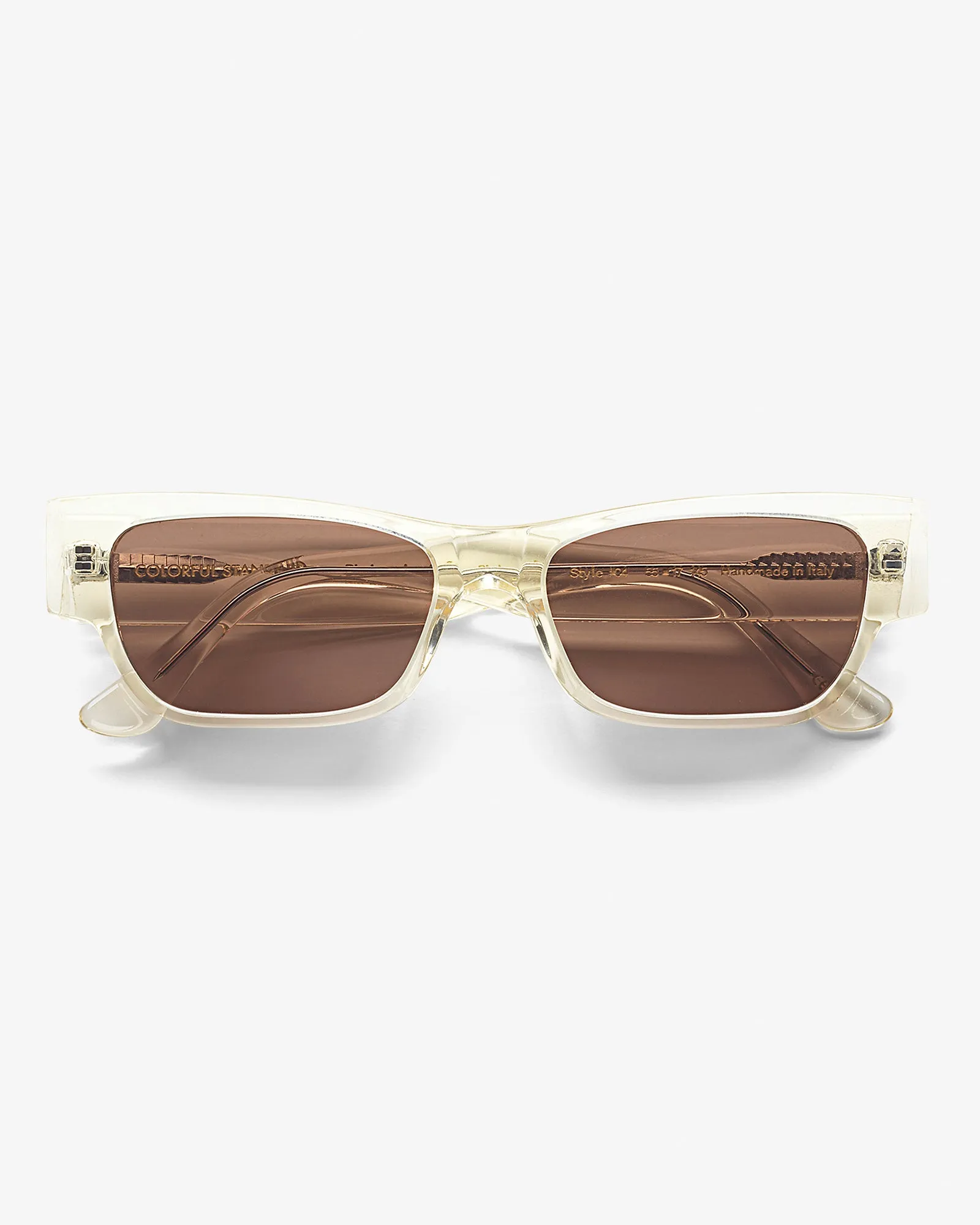 Sunglass 04 - Soft Yellow - Brown