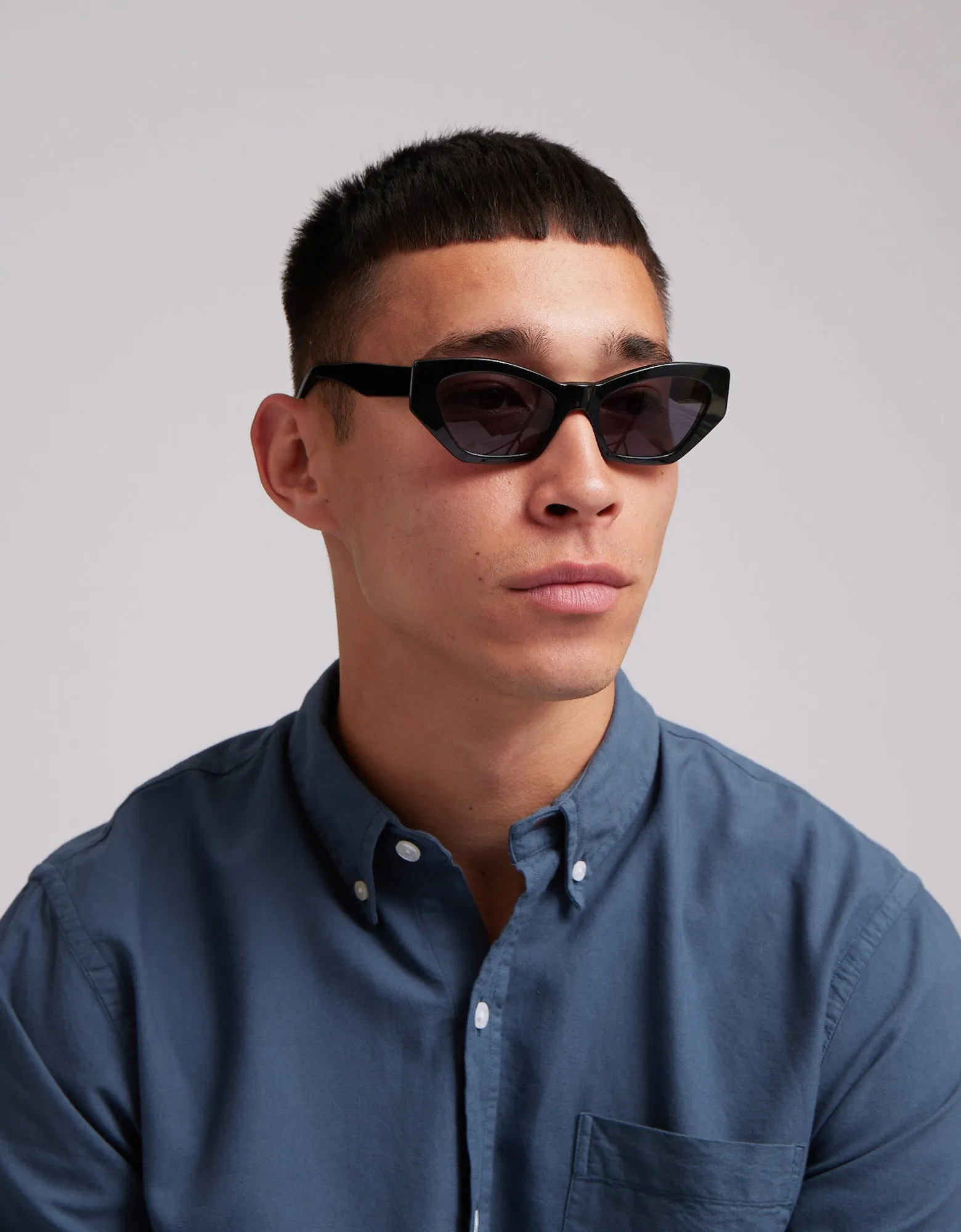 Sunglass 07 - Deep Black Solid - Black