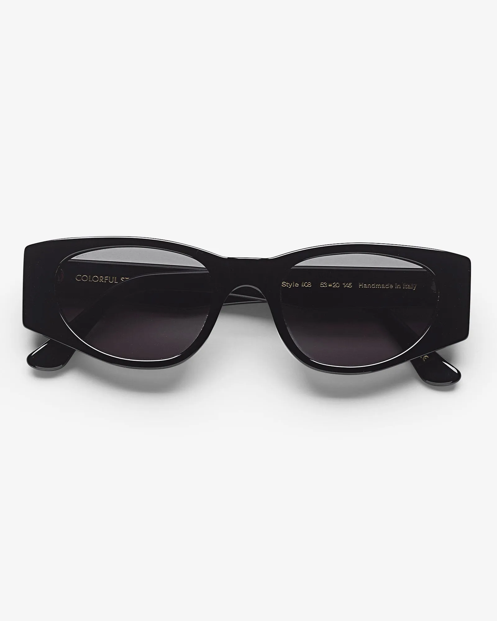 Sunglass 08 - Deep Black Solid - Black