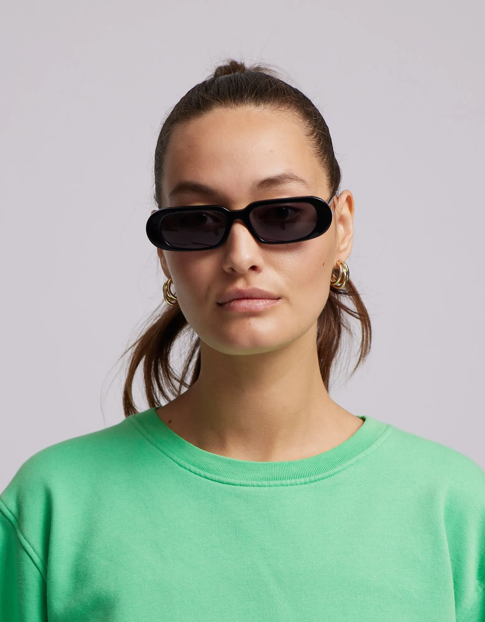 Sunglass 09 - Deep Black Solid - Black