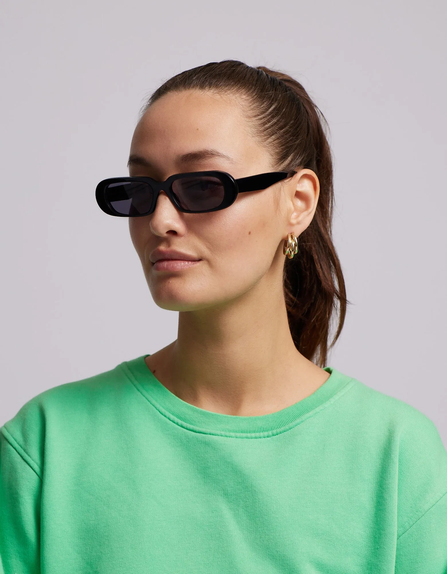 Sunglass 09 - Deep Black Solid - Black