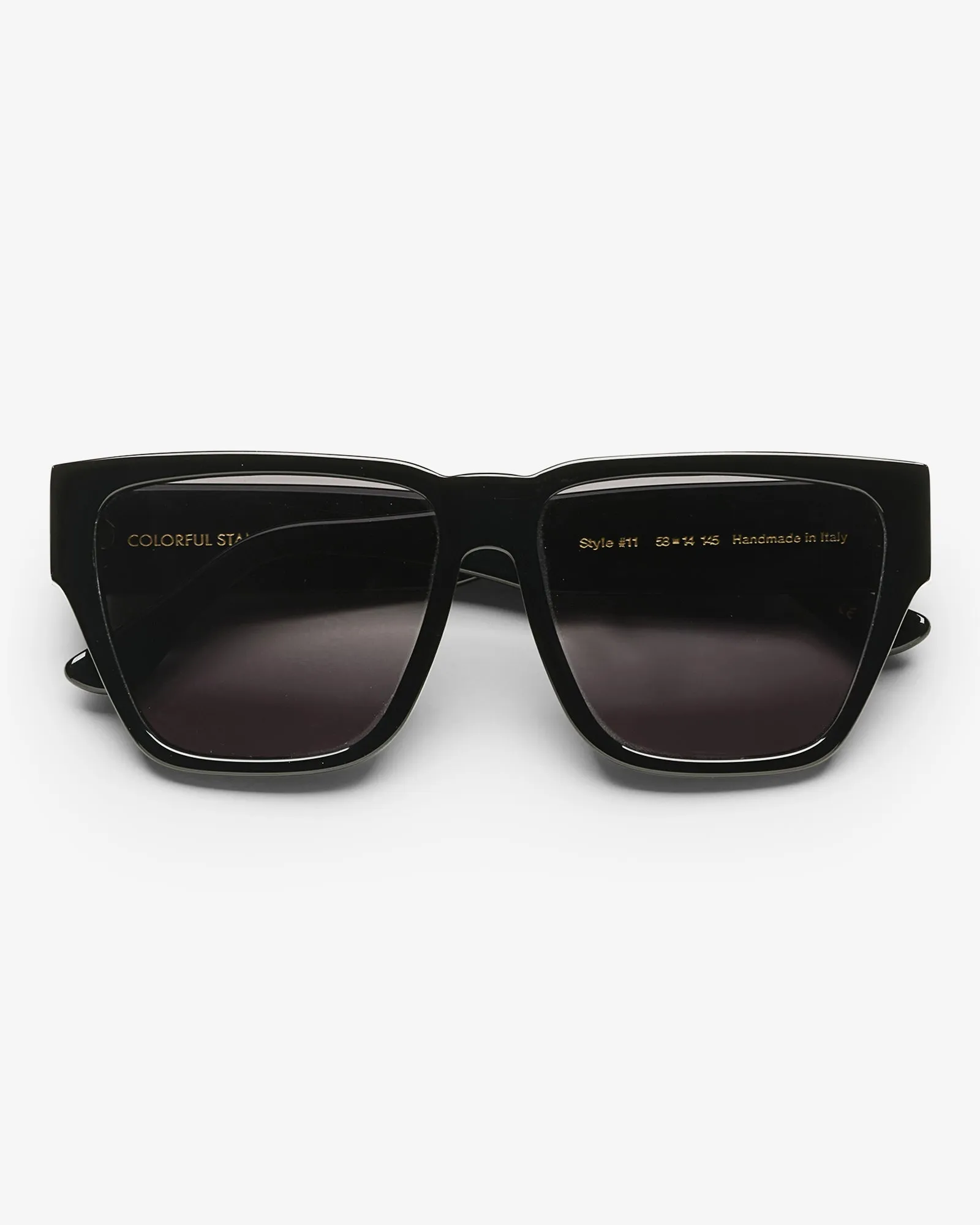 Sunglass 11 - Deep Black Solid - Black
