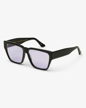 Sunglass 11 - Deep Black Solid - Lavender