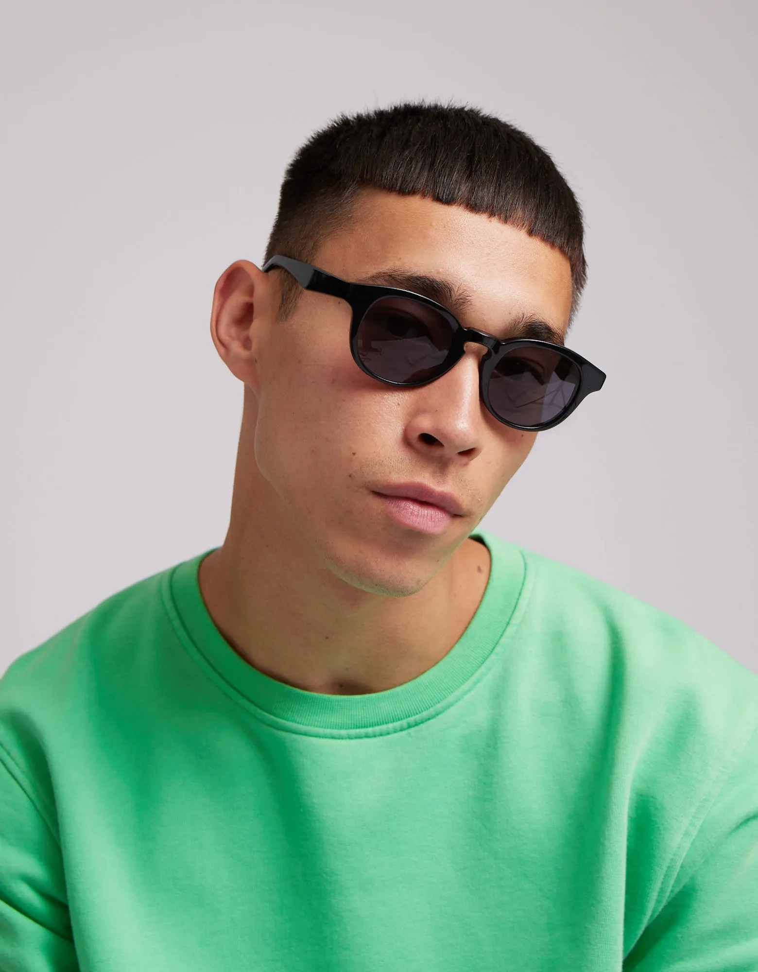 Sunglass 12 - Coffee Brown - Green