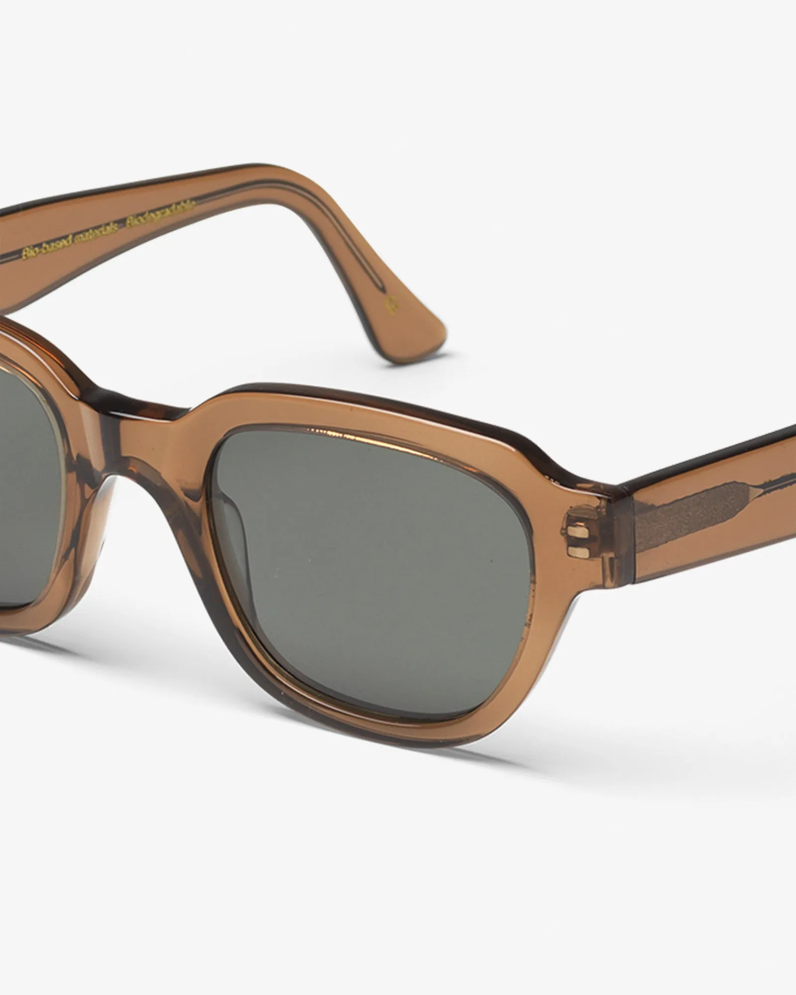 Sunglass 13 - Coffee Brown - Green
