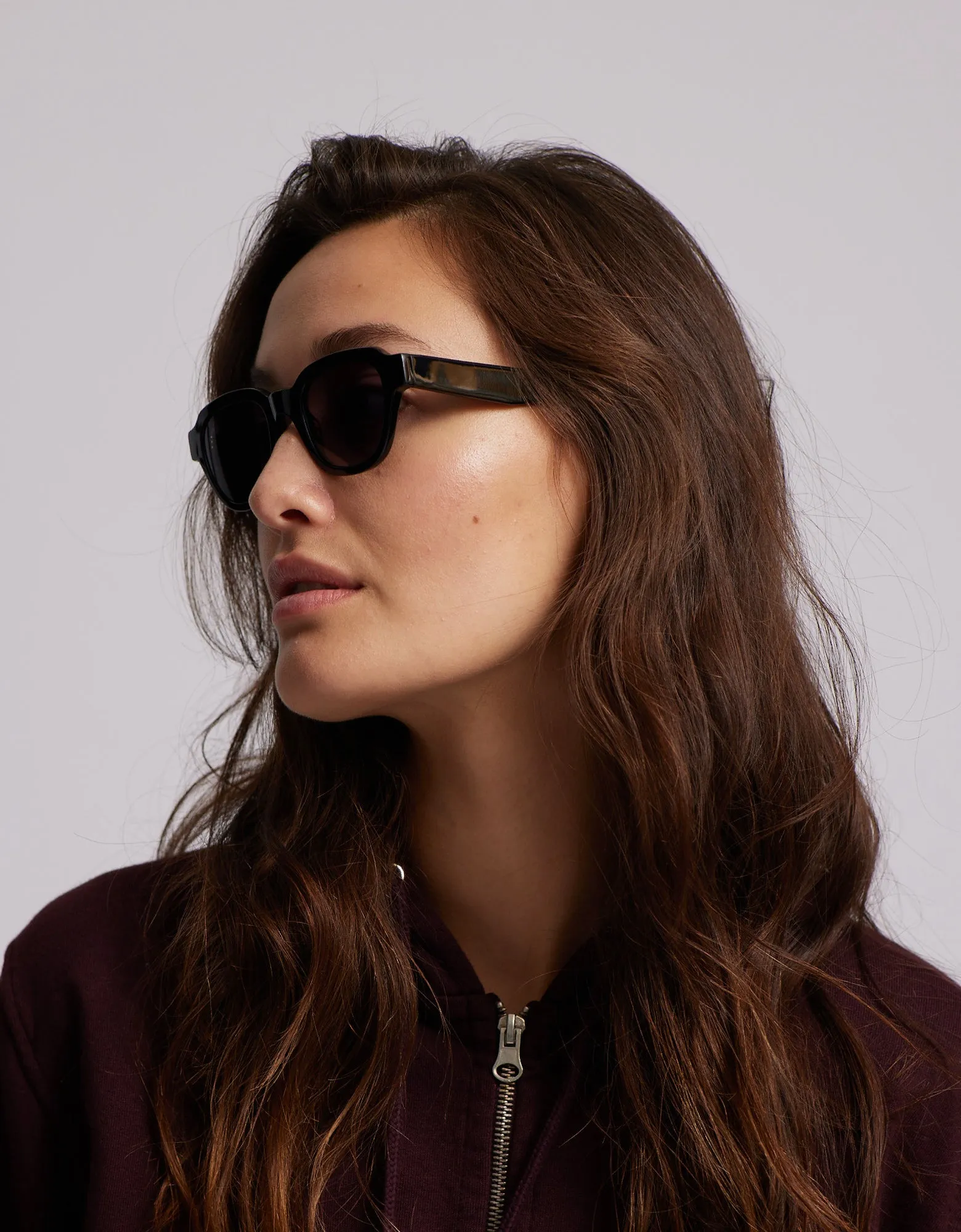 Sunglass 13 - Deep Black Solid - Black