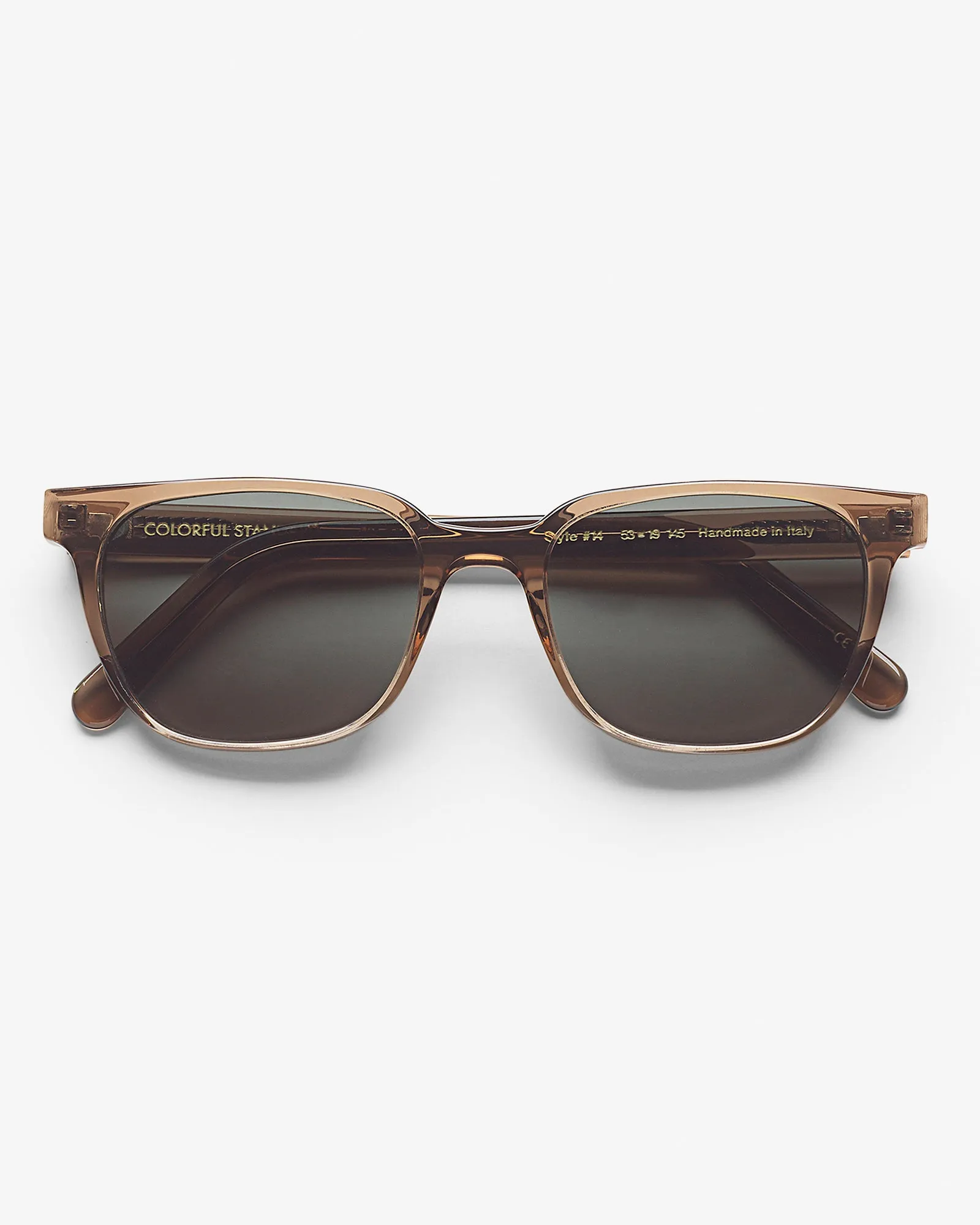 Sunglass 14 - Coffee Brown - Green