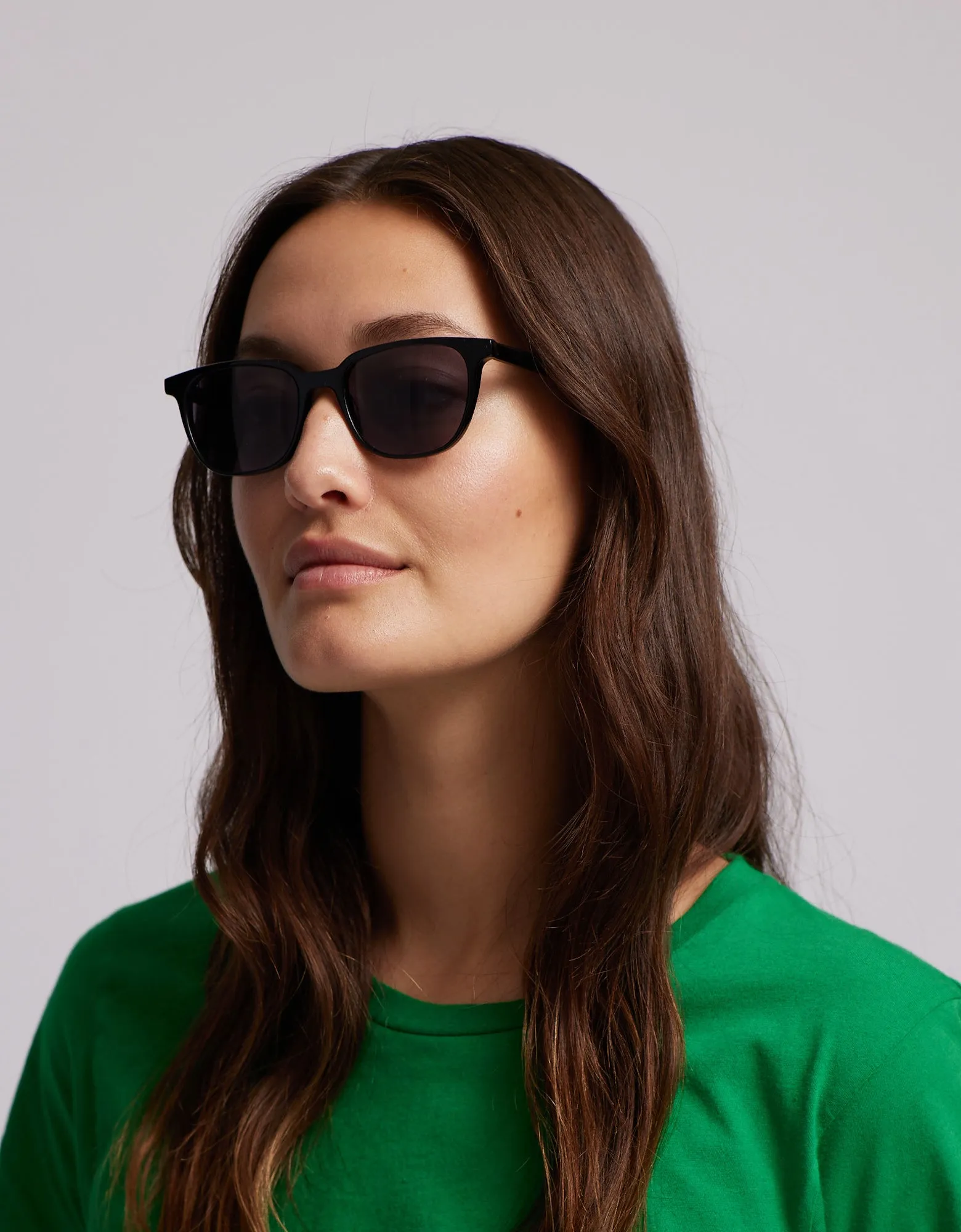 Sunglass 14 - Deep Black Solid - Black