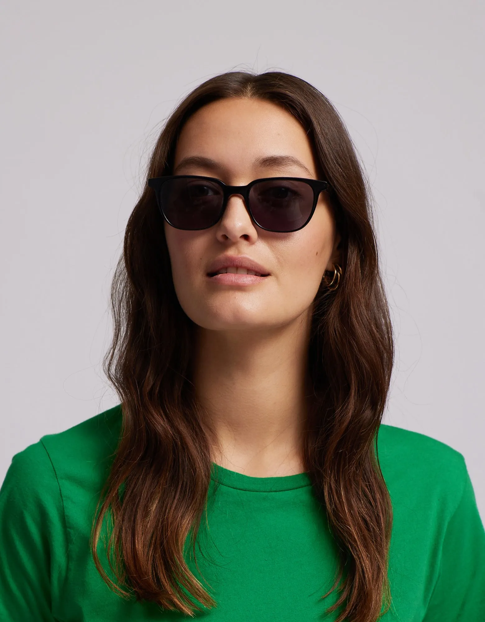Sunglass 14 - Deep Black Solid - Black