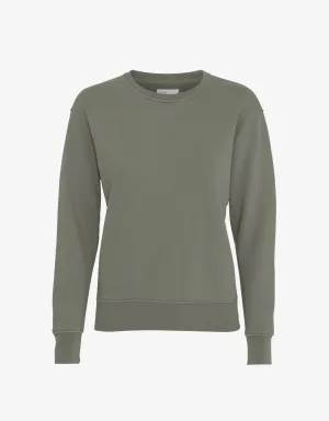 Women Classic Organic Crew - Dusty Olive