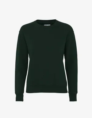 Women Classic Organic Crew - Hunter Green