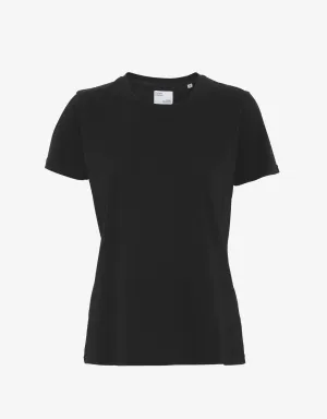 Women Light Organic Tee - Deep Black