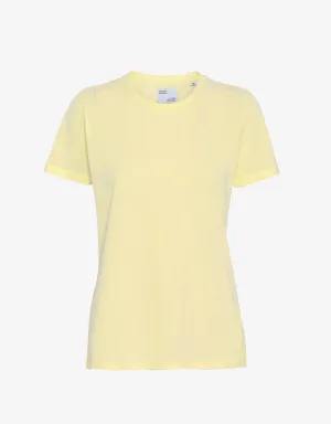 Women Light Organic Tee - Soft Yellow